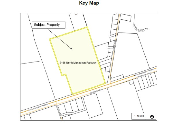 2166 North Monaghan Parkway Key Map 