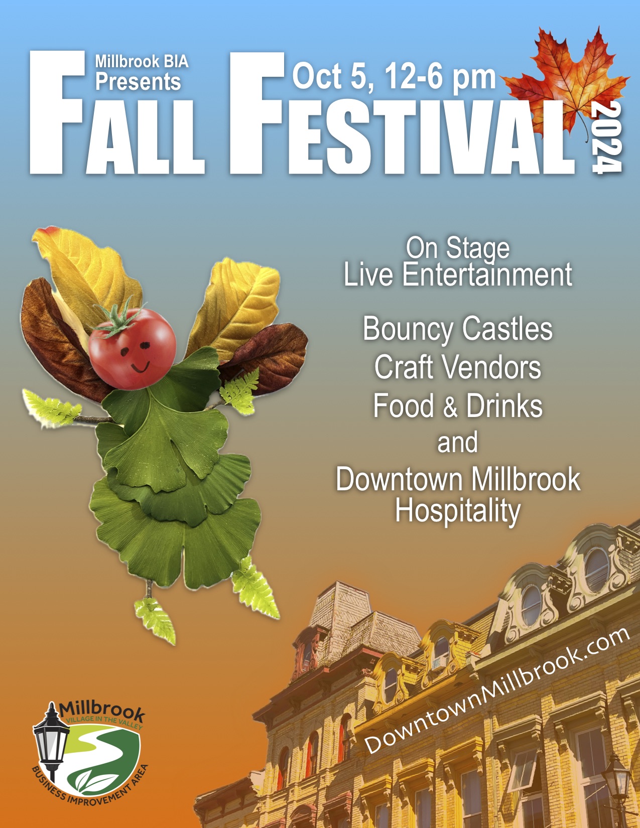 Fall Festival Poster October 5th, 2024 12pm to 6pm 