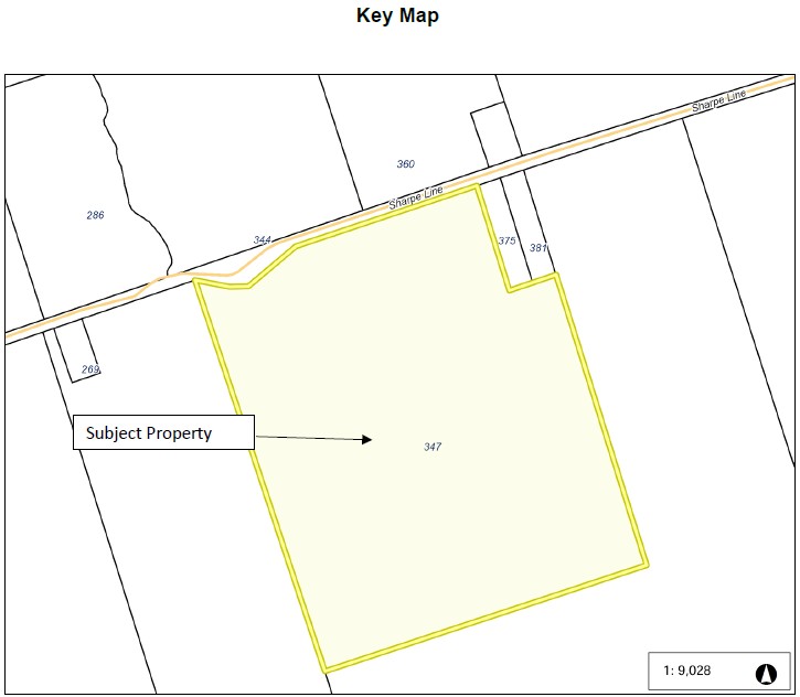 Key Map 347 Sharpe Line